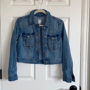 J.Crew Cropped Denim Jacket Sz S